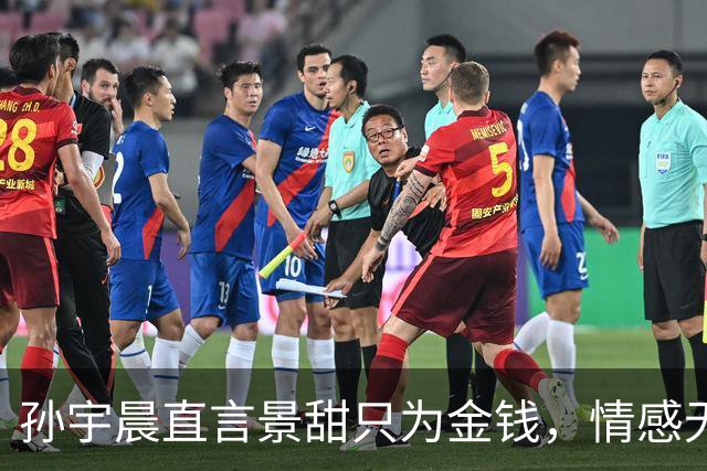 孙宇晨直言景甜只为金钱，情感无从谈起